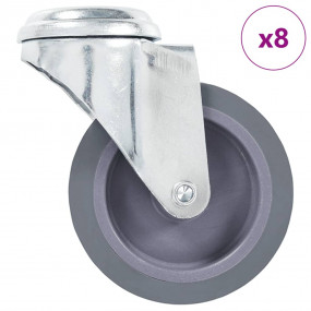 8 pcs Bolt Hole Swivel Casters 2.95 " (2x143424)