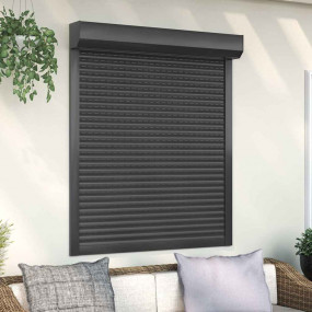 Roller Shutter Aluminum 43.3x51.2" Anthracite