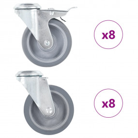 16 pcs Bolt Hole Swivel Casters 3.94 " (4x143432)