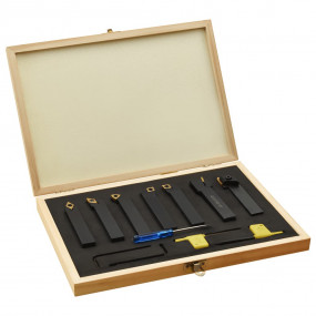 12 Pieces Indexable Turning Tool Set 0.63x0.63" 3.94 "