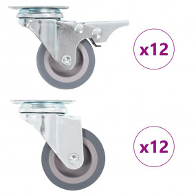24 pcs Swivel Casters 1.97 " (6x143436)