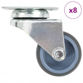 8 pcs Twin-wheel Swivel Casters 1.97 " (2x143437)