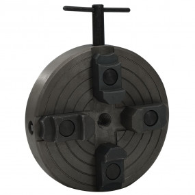 4 Jaw Wood Chuck with M18 Connection Steel Black 5.91x2...