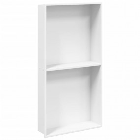 Shower Niche Matt White 12.6x24.4x3.5" Stainless Steel
