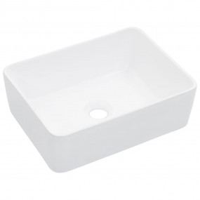 Wash Basin 15.7x11.8x5.1" Ceramic White