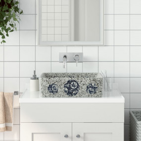 Countertop Basin Multicolored Rectangular 18.1x14.0x5.1...