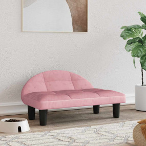 Dog Bed Pink 70x52 x 11.8 " Velvet