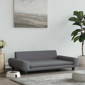 Dog Bed Dark Grey 100x54 x 13.0 " Velvet