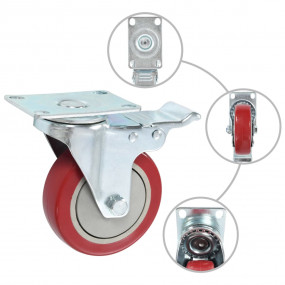 12 pcs Swivel Casters 3.94 "