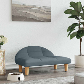 Dog Bed Dark Grey 70x52 x 11.8 " Fabric