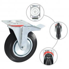 8 pcs Swivel Casters 7.87 " (2x143455)