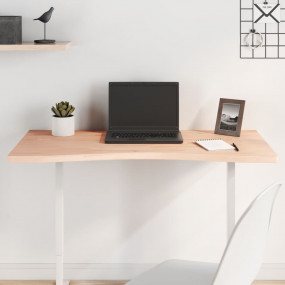Desk Top 39.4x(17.7-19.7)x1.0" Solid Wood Beech