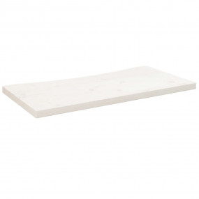 Desk Top White 31.5x15.7x1.0" Solid Wood Pine