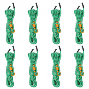 Tent Guy Ropes with Spanners Reflective 8 pcs 13.1 ' 0....