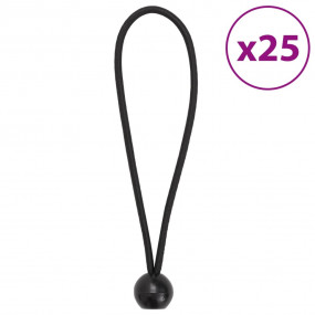 Bungee Cords with Balls 25 pcs 8.3 x 0.2"