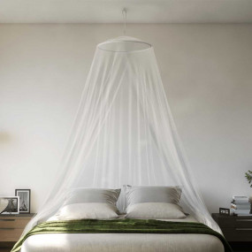 Mosquito Net for Bed 220 Mesh White 56x56 x 86.6 "