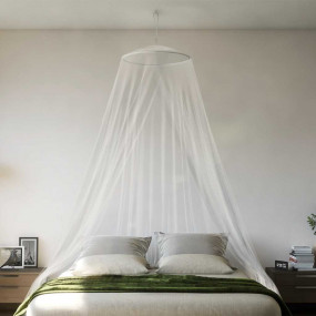 Mosquito Net for Bed 220 Mesh White 56x56 x 86.6 "