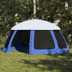 Pool Tent with Removable Fly & Mesh Walls Azure Blue 20...