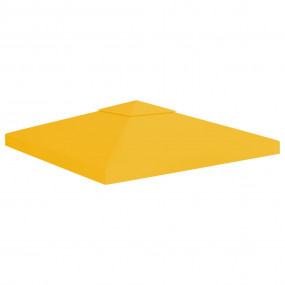 2-Tier Gazebo Top Cover 1 oz/ft 9.8'x9.8' Yellow