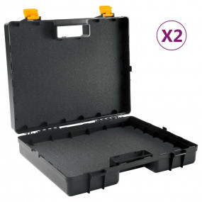 Universal Machine Cases with Foam Rubber 2 pcs Polyprop...