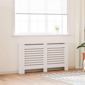 Radiator Cover White 59.8"x7.5"x32.1" MDF