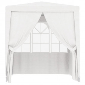 Professional Party Tent with Side Walls 8.2'x8.2' White...