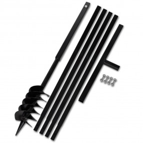 Ground Drill Handle 4.72" with Extension Tube 16'4" Ste...