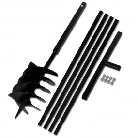 Ground Drill Handle 7.87" with Extension Tube 16'4" Ste...