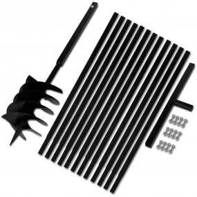 Ground Drill Handle 7.87" with Extension Tube 47.2" Ste...