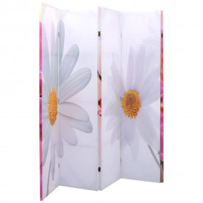 Folding Room Divider 78.7"x66.9" Flower