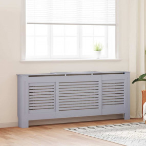 MDF Radiator Cover Gray 80.7"