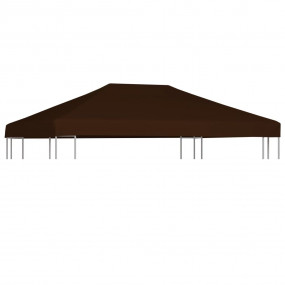 Gazebo Top Cover 9.1 oz/yd 9.8'x13.1' Brown