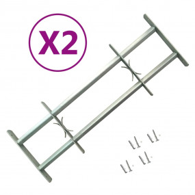 Adjustable Security Grilles for Windows 2 pcs 39.4"-59....