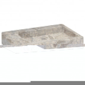 Sink Gray 22.8"x15.4"x3.9" Marble