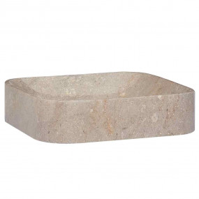 Sink Gray 15.7"x15.7"x3.9" Marble