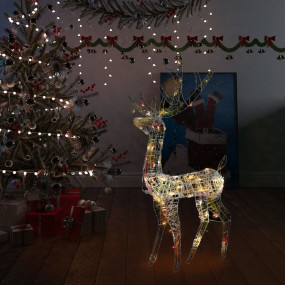 Acrylic Reindeer Christmas Decoration 140 LEDs 4 ft Col...