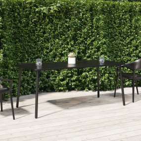 Patio Table Anthracite 65"x31.5"x28" Steel
