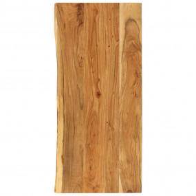Bathroom Vanity Top Solid Acacia Wood 55.1"x20.5"x1.5"