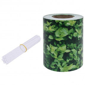 Garden Privacy Screen PVC 114.8'x0.6' Green