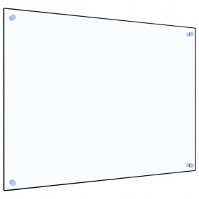Kitchen Backsplash Transparent 31.5"x23.6" Tempered Gla...