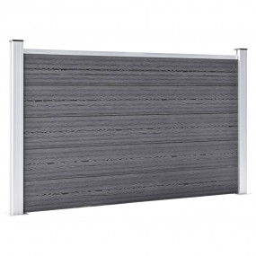 Garden Fence WPC 207.1"x41.7" Gray