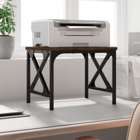 Printer Stand Brown Oak 15.7"x11.8"x12.2" Engineered Wo...