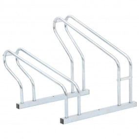 Bicycle Stand for 2 Bikes Floor Freestanding Galvanized...