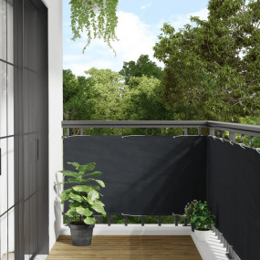 Balcony Screen Oxford Fabric 29.5"x236.2" Anthracite