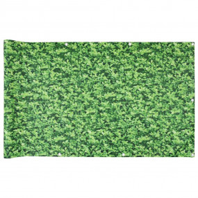 Balcony Privacy Screen Plant Look Green 196.9x35.4" PVC