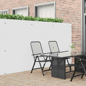 Patio Fence Double-Sided White 5.9x9.8' PVC