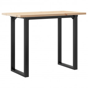 Dining Table O-Frame 39.4"x19.7"x29.7" Solid Wood Pine ...