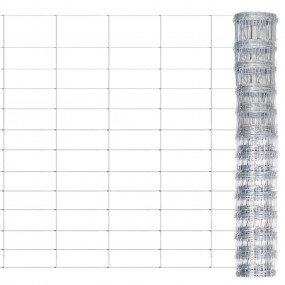 Patio Fence Galvanized Steel 164.0x4.1' Silver