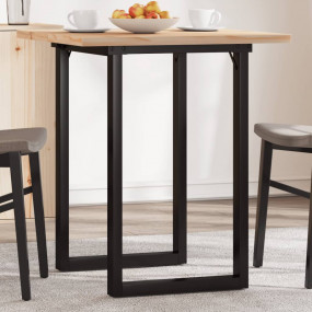 Dining Table O-Frame 23.6"x23.6"x29.7" Solid Wood Pine ...