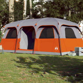 Family Tent Cabin 9-Person Gray  Waterproof